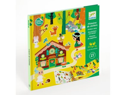 dj08956 magicky les pribehy zo samolepiek odnimatelnych v mapke 2