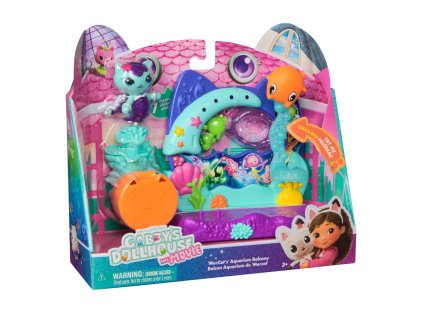 Spin Master GABININ KÚZELNÝ DOMČEK FILM BALKÓNOVÁ HRACIA SÚPRAVA AKVÁRIUM