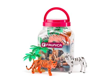 Zvieratká Safari - sada figúrok v MEGA tube