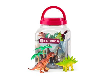 Zvieratká figúrky sada v MEGA tube - Dinosaury