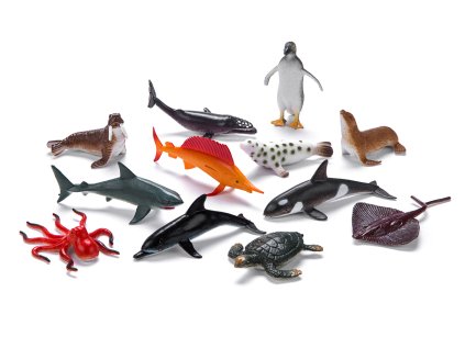 Zvieratká figúrky v tube - Oceán