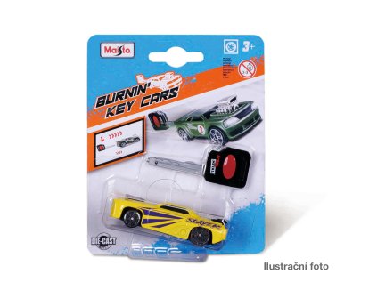 Maisto - Burnin Key Cars 3, assort, blister