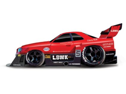 Maisto - Muscle Machines - Liberty Walk 1999 Nissan Skyline GT-R R34, 1:64