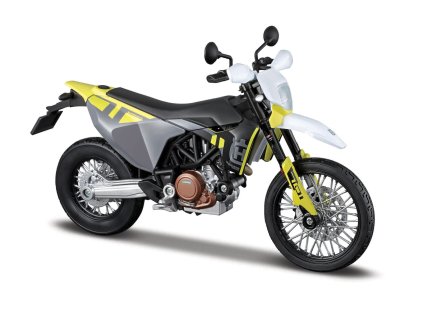 Maisto - Motocykel so stojanom, 2023 Husqvarna 701 Supermoto, 1:12