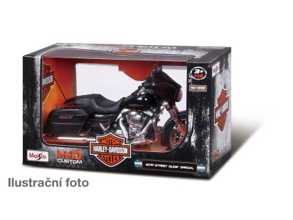 M. Motorcycles, 2017 Road King Special, window box, 1:12