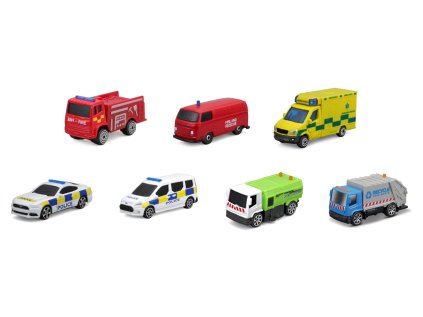 Maisto - Alarm Busters, záchranné a servisné vozidlá so svetlami a zvukmi, assort