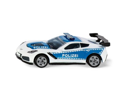SIKU Blister - policajný Chevrolet Corvette ZR1