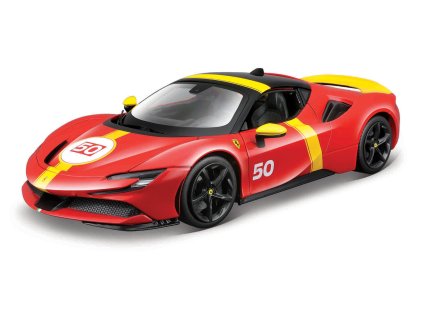 Bburago - RACE+PLAY, FERRARI, SF90 STRADALE ASSETTO FIORANO, 1:18