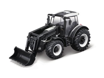 Bburago - FARMLAND, Valtra N174 s predným nakladačom, 10 cm