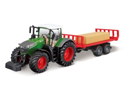 Bburago - FarmLand, Traktor Fendt 1050 s vlekom, 10cm