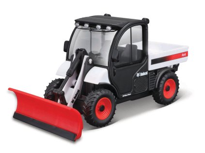 Bburago - FARMLAND, Bobcat Toolcat so snehovou radlicou, 10 cm