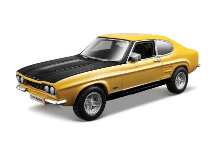 Bburago - Autá HOBBY, Ford Capri RS2600 (1970), žltá, 1:32