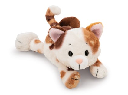 NICI plyš Mačka trojfarebná 20cm, ležiaca GREEN