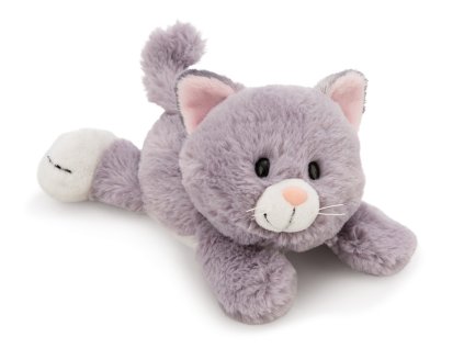 NICI plyš Mačka šedá 20cm, ležiaca GREEN