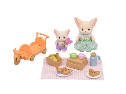 Líšky Fenek idú na piknik