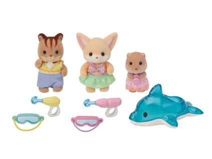 Zábava pri bazéne Baby Trio