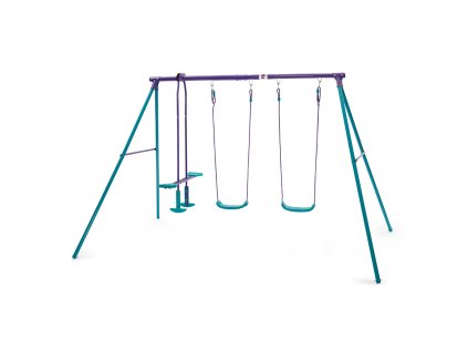 Set troch hojdačiek s kovovou konštrukciou