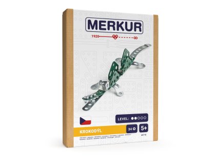 Merkur - Mini ZOO - Krokodíl, 34 dielikov