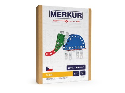 Merkur - Mini ZOO - Slon, 52 dielikov