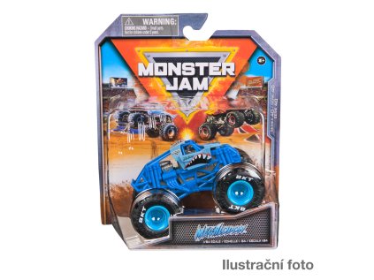 MONSTER JAM - zberateľský kovový model auta Monster Truck, assort, 1:64