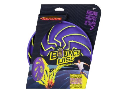 AEROBIE PRO Bounce - Lietajúci, hádzací disk, priemer 20 cm, assort