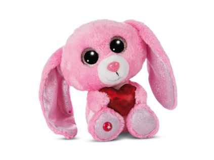 NICI Glubschis plyš Králíček Hearty Kay 15cm, GREEN