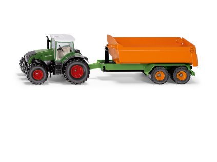 Siku Farmer - traktor Fendt s vyklápacím prívesom, 1:50
