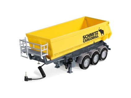 SIKU Control - 3-nápravový sklápací náves žltý