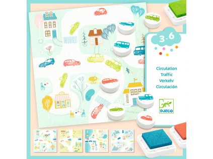 dj09952 kreativna suprava s peciatkami dopravne prostriedky 2