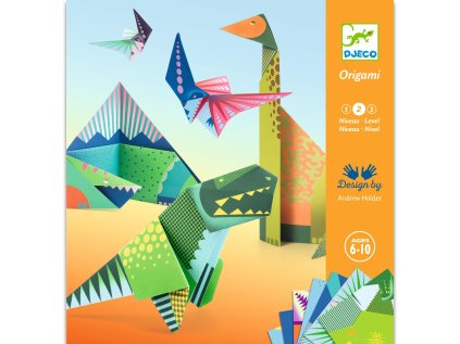 dj08758 origami dinosaury