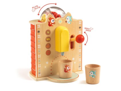 dj05521 dreveny espresso kavovar hra na baristu