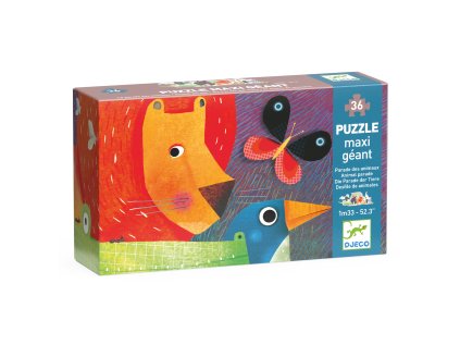 dj07171 obrovske puzzle zvieracia promenada 36 ks 3
