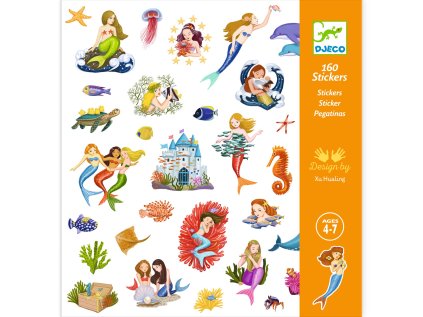 dj08885 samolepky morske vily 160ks