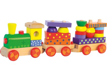 Skladací vlak s potlačou, svetlom a zvukom - dva vagóny