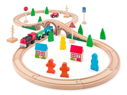 Vláčiková dráha osmička s el.mašinou