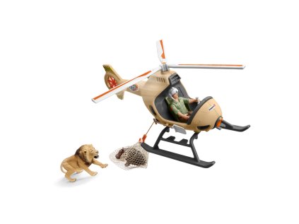 Záchranný vrtuľník pre zvieratá