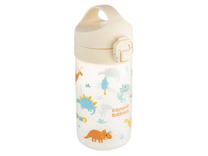 canpol babies flasa pre deti junior 400ml kremovy