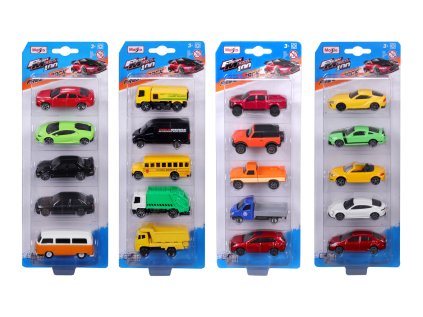Maisto - Sada osobných áut, 5ks