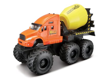 Maisto - Builder Zone Quarry monsters, úžitkové vozidlá, miešačka