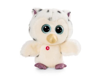 NICI Glubschis plyš Sova Ulula 15cm, GREEN