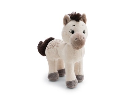 NICI plyš Pony Mony biely 17cm, GREEN