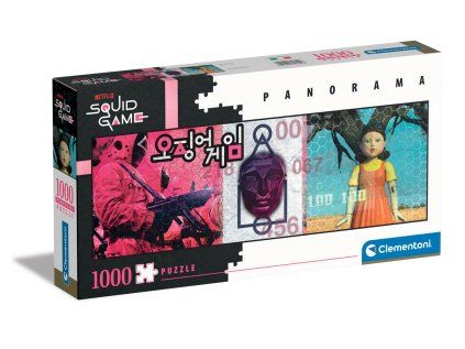 Puzzle 1000 dielikov panoráma - The Squid game