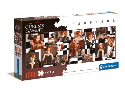 Puzzle 1000 dielikov panoráma - The Queen's Gambit