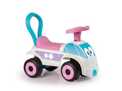 Odrážadlo auto, bielo-ružová