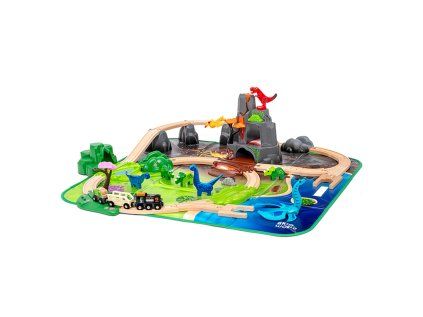 Dinosaurie deluxe vlaková sada