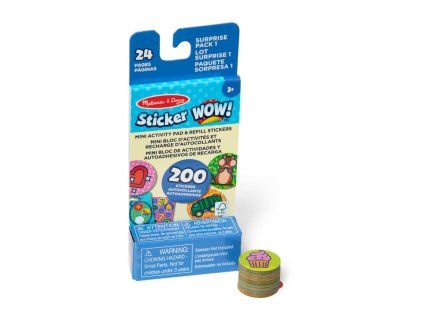 Spin Master MELISSA & DOUG STICKER WOW NÁPLNE SAMOLEPIEK TUBA PLNÉ PREKVAPENIE
