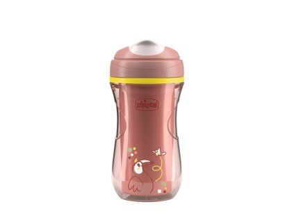 CHICCO Hrnček Active termo s tvrdým náustkom pink, 14m+