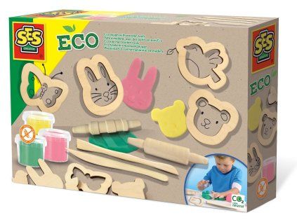 ECO modelína s dreveným príslušenstvom