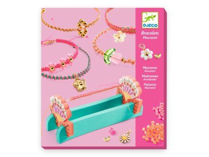 dj00035 diy vyrob si sam makrame naramky pink 1
