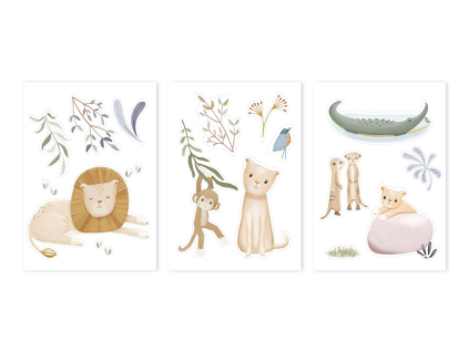 wall sticker set safari leo WD342047 3 Medium